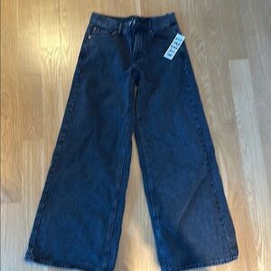 Levi's Dark Blue Wide-Leg Jeans